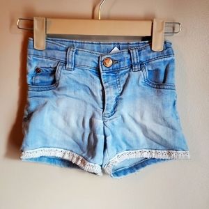 Carters light wash denim Jean shorts